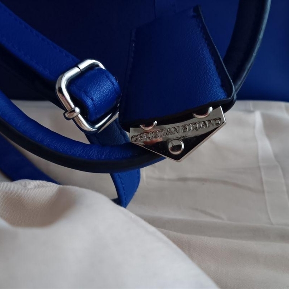 ChristianSiriano Rich Royal Blue Leather 💙 Purse - Picture 4 of 6